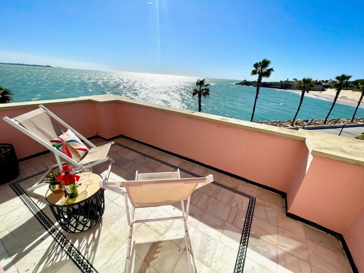 Gatu Villa Oceano Frente Al Mar En Puerto Sherry " Preferente Mayores De 25 Anos Y Familias " El Puerto de Santa Maria Luaran gambar