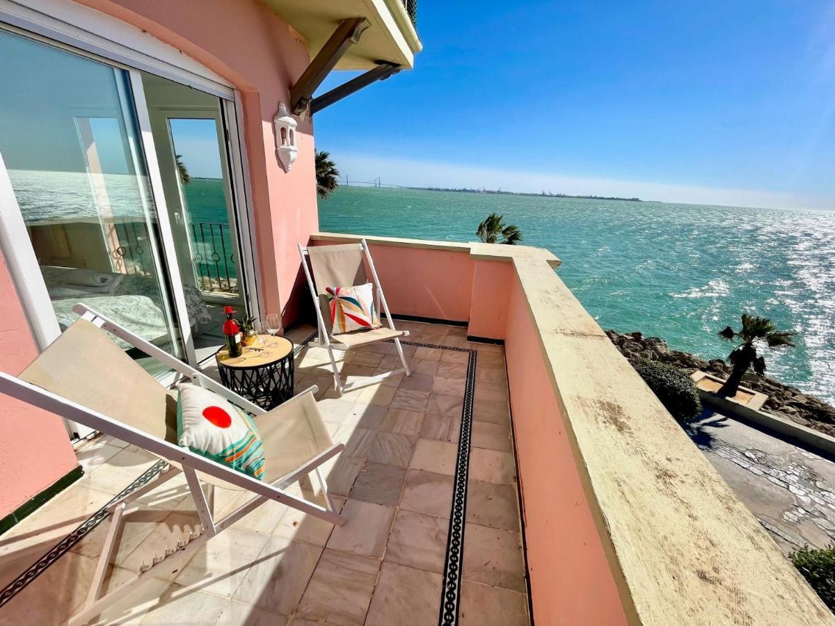 Gatu Villa Oceano Frente Al Mar En Puerto Sherry " Preferente Mayores De 25 Anos Y Familias " El Puerto de Santa Maria Luaran gambar
